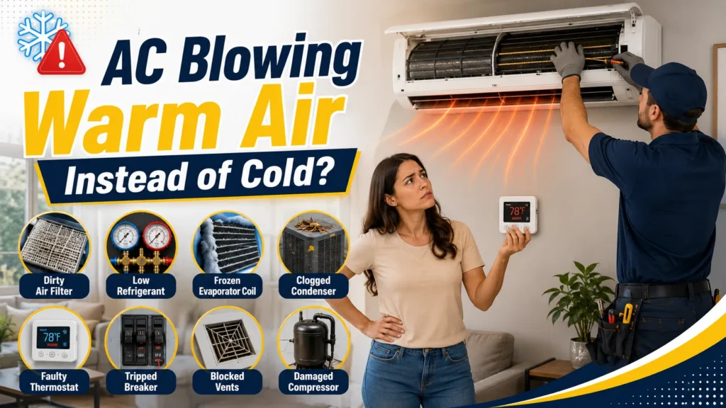 AC Blowing Warm Air Instead of Cold Here's What Causes It