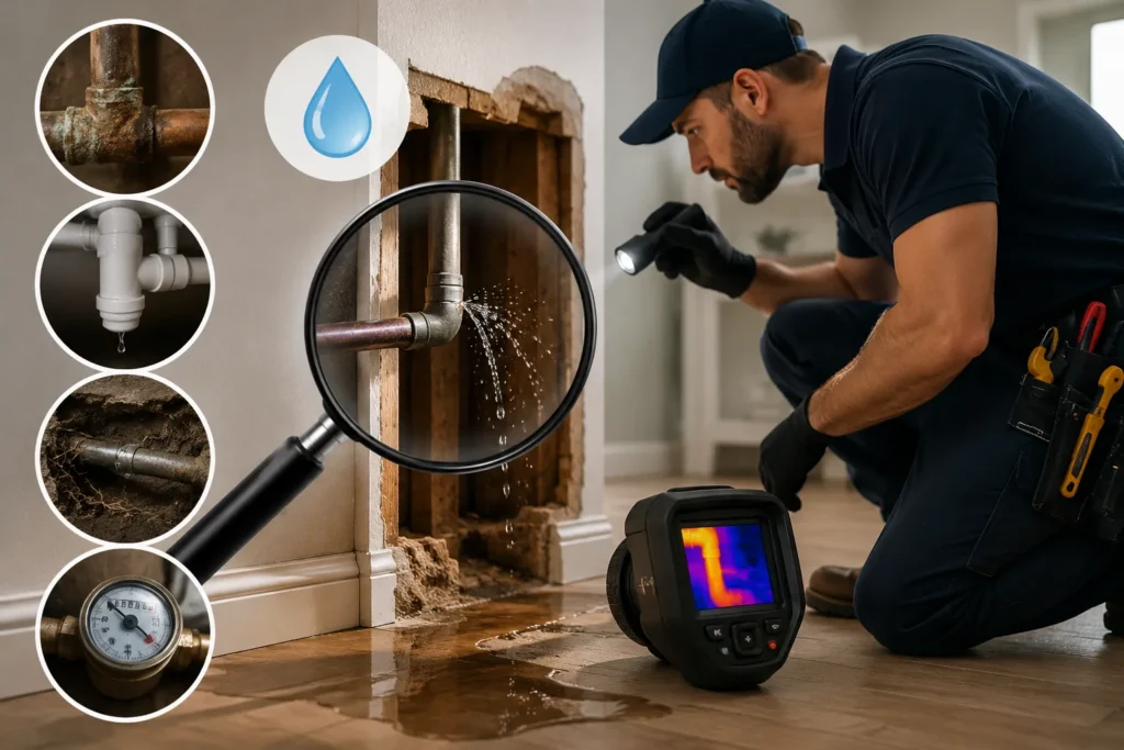 Common Causes of Hidden Plumbing Leaks and How to Find Them