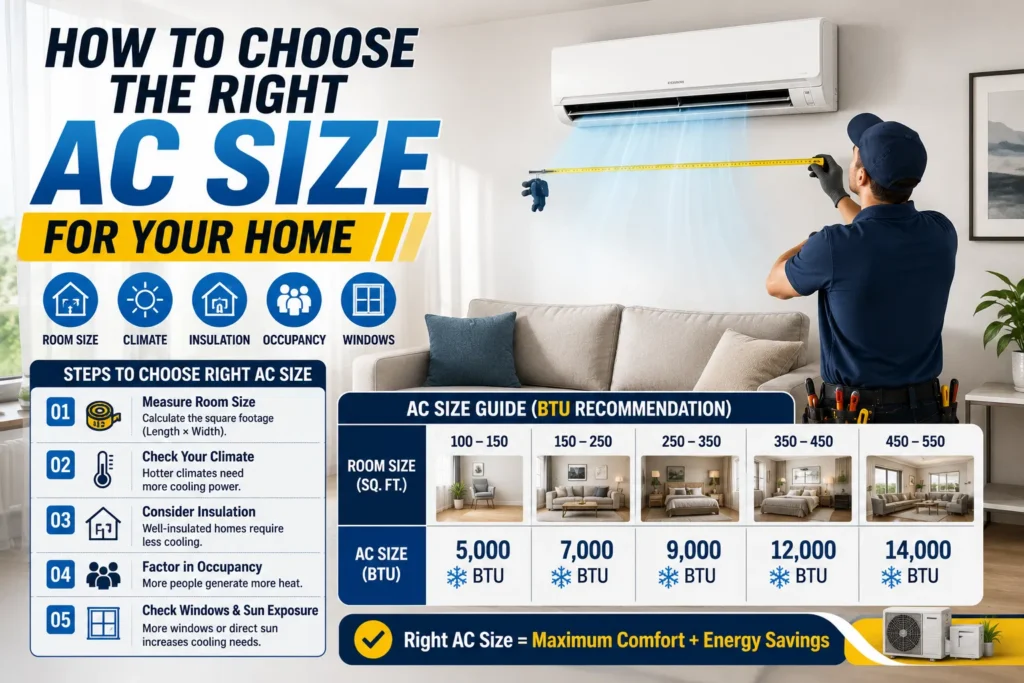 How to Choose the Right AC Size for Your Home